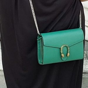 Authentic GUCCI Dionysus leather wallet on chain